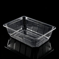 Barquette transparente en PET pour fruits et légumes, idéale pour les supermarchés américains, présentoir réfrigéré pour baies et tomates, emballage de détail, vente en gros, personnalisation OEM