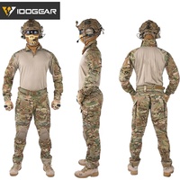 IDOGEAR Herren G3 Tarnkleidung Sicherheits-Taktische BDU Kampfuniformen mit Knieschonern Ellbogenschonern