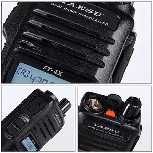 Radio bidirectionnelle Yaesu FT-4XR double bande 5W avec batterie 1750mAh, scanner de fréquence UV, communication extérieure - Product Image 3
