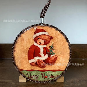 Tapete de Cocina de Cerámica Tian Tian Hong, Redondo, con Estampado de Animales de Dibujos Animados, Aislante del Calor, Resistente al Aceite, para Platos y Tazones, Hecho en China - Product Image 4