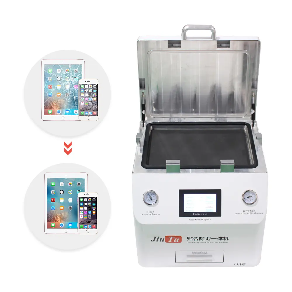 Broken Glass Refurbish LCD Laminator With UV Light For ipad 12.9 inch For iPhone Bubble Remove Machine