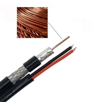 305m RG59 con Power Siamese Communication Cable coaxial para cámara CCTV Cable coaxial para sistemas de vigilancia