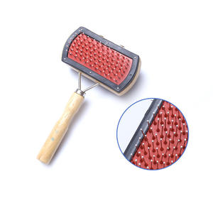 Commercio all'ingrosso della fabbrica Logo personalizzato di bambù capelli lunghi gatto pennello cane toelettatura spazzola per animali domestici - Product Image 2