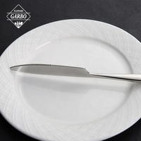 GARBO PrPemium Ensemble de couverts en acier inoxydable 18/10-Couverts de salle à manger élégants de 4 pièces avec finition polie miroir pour table moderne