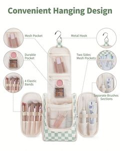 Hanging Travel Toiletry <b>Bag</b> Standing Toiletry Organizer with Hook <b>Large</b> Makeup <b>Cosmetic</b> <b>Bag</b> - Product Image 2