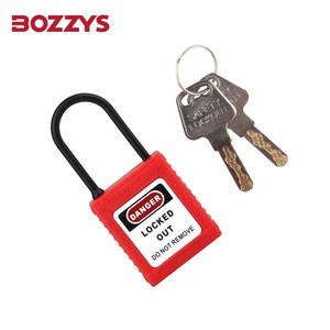BOZZYS OEM 38MM étanche sécurité plastique Nylon isolé <span class=keywords><strong>cadenas</strong></span> même clé pour le verrouillage de porte industrielle-Tagout - Product Image 4