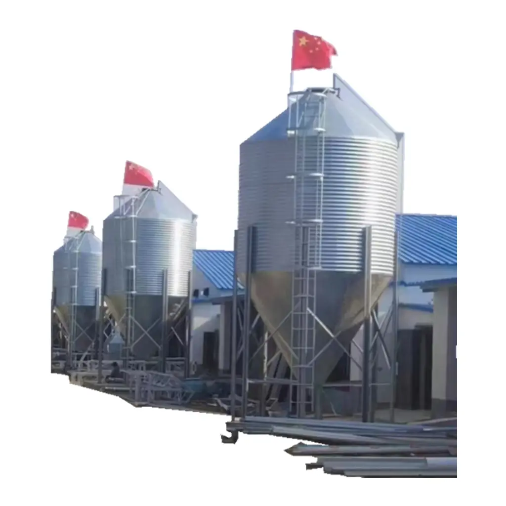 Alimentação de aves silo HJ-N37T grãos de trigo silo/arroz milho silo armazenamento de grão