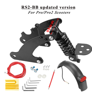 Suspensión Trasera Marca ULIP para Patinete Eléctrico M365 1S, Guardabarros, Luz Trasera, Absorción de Impactos, Plástico Negro, Tamaño Estándar, Fácil Instalación - Product Image 3