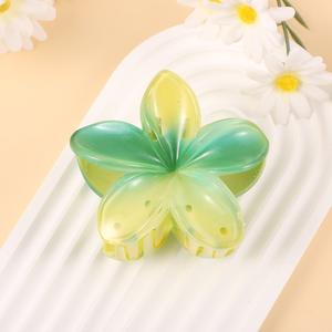 กิ๊บติดผมดอกไม้หลากสีสัน สไตล์วันหยุด รูปทรงไข่ แบบกิ๊บฉลาม - Product Image 4