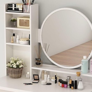 Coiffeuse de maquillage de luxe avec miroir à led vanité de maquillage moderne personnalisable pour salon de beauté vente en gros expédition mondiale - Product Image 1