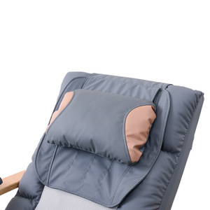 Massage Chair Full Body <b>Vibration</b> Rocking Chair Grey Plug-In Dual Mechanism - Product Image 2