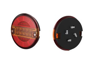 Hot Selling <strong>12V</strong> 24V 4 Inch Round Stop Tail Indicator signal Multicolor Truck Tail <strong>Light</strong> - Product Image 4