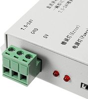 Controlador LED WS1903 WS2811 16703 T1000S WS2813 Programa de 2048 Píxeles con Tarjeta SD DC5-24V