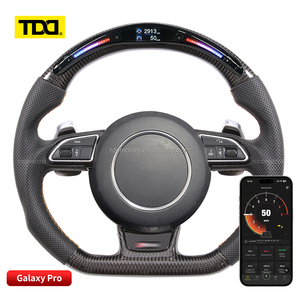 Volante Deportivo de Fibra de Carbono TDD LED para Audi A3/A4/A5/A6/A7/A8/Q5/Q7/TT/RS3 RS4 RS6 Personalizado - Product Image 1