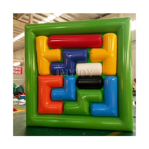 New thương mại entretenimiento ngoài trời nhiều hoạt động tương tác khổng lồ khối câu đố đồ chơi bơm hơi trò chơi cho các sự kiện - Product Image 3