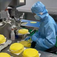 Ligne d'assemblage de crêpes mille-feuilles en acier inoxydable de haute qualité