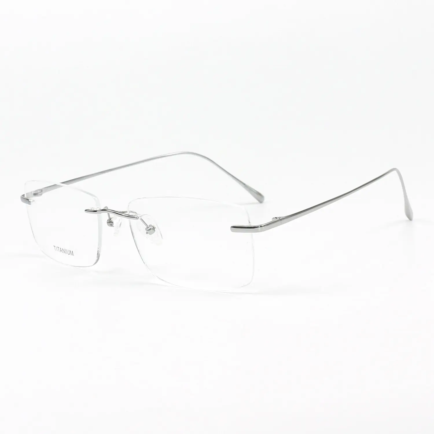 Hoge Kwaliteit Puur Titanium Brillen Optische Bril Frame Nieuwe Mode Randloze Brillen Brillen Monturen Voor Mannen