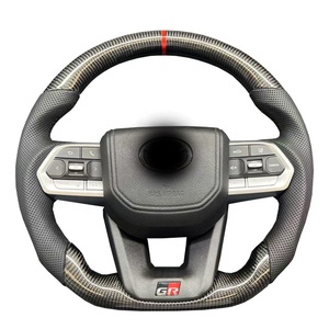 Volante Deportivo de Fibra de Carbono 3D de Piel, Precio Bajo Directo de Fábrica, para <span class=keywords><strong>Toyota</strong></span> Hilux - Product Image 1