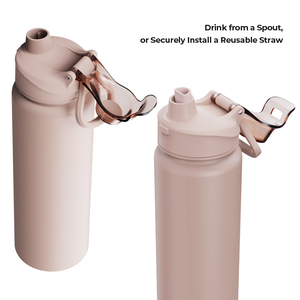 Bouteille d'<span class=keywords><strong>eau</strong></span> isotherme réutilisable en acier inoxydable sans BPA, avec paille et poignée, pour le sport et la gym, 40 oz - Product Image 4