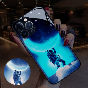 Nuevas ideas <span class=keywords><strong>de</strong></span> productos 2024, funda luminosa activada por <span class=keywords><strong>voz</strong></span> para teléfono inteligente, funda con luz LED para iPhone, <span class=keywords><strong>Huawei</strong></span>, Samsung, fundas para teléfonos móviles - Product Image 2