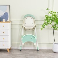Chaise haute pliable multifonctionnelle pour bébé Clafbebe avec structure anti-renversement, chaise haute stable pour bébé de 0 à 36 mois