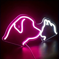 Livraison rapide Dropshipping Decoracion Lettrage Lumière Logo Chien Chat Enseigne Au Néon Neon Lights Drop Shipping Pour La Fête