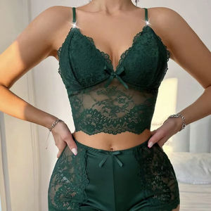 性感睡衣礼品流行女式文胸，吊带，睡衣，女式性感内衣套装现货 - Product Image 1