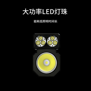 BaiFeng High Power Dual Light Source Rechargeable LED Flashlight Camping Lantern Outdoor Portable Lighting No.0073 - Product Image 2