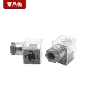 Caja de conexiones para válvula solenoide de CA/CC, material PC, estándar nacional - Product Image 3