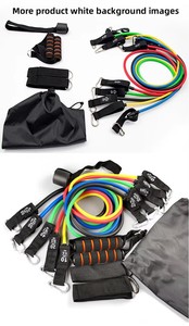 Juego de Bandas de Resistencia de Látex Multifuncionales de 11 Piezas, Bandas de Ejercicio de Goma, Venta Caliente - Product Image 5