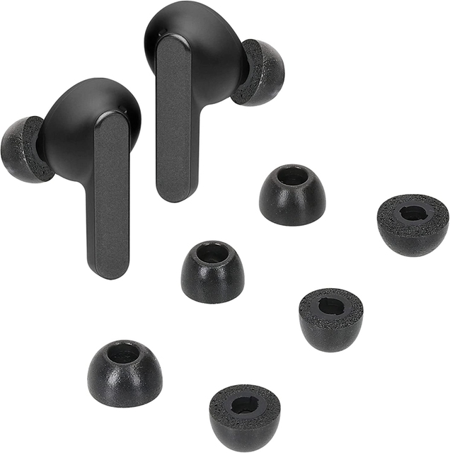 3 Pairs S M L Memory Foam Ear Tips Ear Plugs for JBL Live Pro 2 TWS Replacement Foam Tips for JBL T230NC / REFLECT FLOW PRO