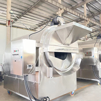 Machine de torréfaction de thé d'herbes de cacao de graines de machines d'arachide de prix bon marché 500kg pour toutes sortes de noix avec le certificat de la CE