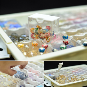 Scatola Porta Perline per Strumenti di Pittura Diamantata Fai-da-te, Contenitore per Perline di Riso, Scatola in Plastica per Unghie - Product Image 5