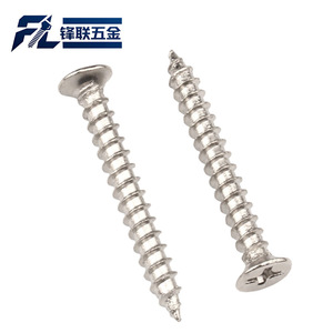 Tornillos Autorroscantes Fenglian, Cabeza Phillips, Niquelados, Grado 8.8, GBT 846, M1 M5, Uso Industrial - Product Image 2