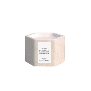 Candle Jars Modern Custom Candle Vessels Luxury Wholesale Wedding Decoration Cement Scented Candle Container Jars