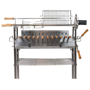 Griglia a Carbone Multifunzionale Deluxe Cipriota con <span class=keywords><strong>Girarrosto</strong></span> in Acciaio Inossidabile - Product Image 1