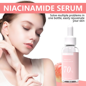 Sérum Visage Bio Naturel à la Pêche et Niacinamide pour Femme – Anti-Âge, Éclaircissant, Réduit les Taches Brunes, Hydratant, Anti-âge - Product Image 3