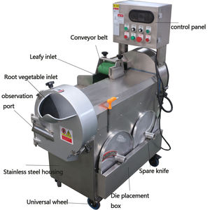 कॉसैवा मीठे आलू और आलू चिप्स सब्जी कटर के लिए जोहाटटैंक वाणिज्यिक इलेक्ट्रिक सब्जी कटर मशीन गर्म - Product Image 3