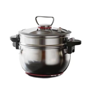Casserole à pression en acier inoxydable 26 cm, cuisson à micro-pression, anti-explosion, cuiseur vapeur multifonctionnel, pot à ragoût, qualité alimentaire - Product Image 1