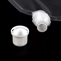 Vente en gros sachets transparents recyclables personnalisés pour liquide sac à buse debout emballage de boisson sac à bec en plastique eau minérale bière