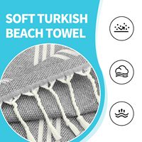 Turkish Beach Towels Bulk Set Quick Dry Lightweight Oversized Free Beach Bath Towels for Adult Kids Travel Pool Camping