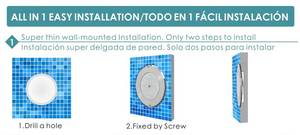 Luz LED Sumergible para Piscina de 3 mm, Lámpara Subacuática de 12 V con Relleno de Resina IP68 y Control Remoto - Product Image 6