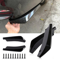 Protection d'angle de pare-chocs arrière universelle en ABS style fibre de carbone pour kit de modification de carrosserie automobile
