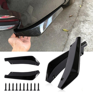 Protection d'angle de pare-chocs arrière universelle en ABS style fibre de carbone <span class=keywords><strong>pour</strong></span> kit de modification de carrosserie automobile - Product Image 2