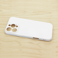 Coque rigide brillante 3D pour iPhone, vente en gros, coques vierges entièrement sublimables pour iPhone 17, 16, 15, 14, 13, 12
