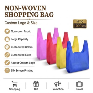 Bolsas de Compra Ecológicas, Reciclables, Reutilizables, Duraderas, Promocionales, con Cierre y Logotipo Personalizable para Supermercados - kuoshi - Product Image 3