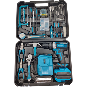 Không dây 600W công cụ điện Combo kit biến tốc độ khoan với cờ lê và hộp pin Set OEM hỗ trợ khoan - Product Image 4