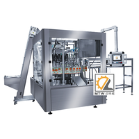Machine de remplissage et de bouchage automatique de sachets à bec verseur MTW |   Remplisseur de sachets souples pour pâte de ketchup