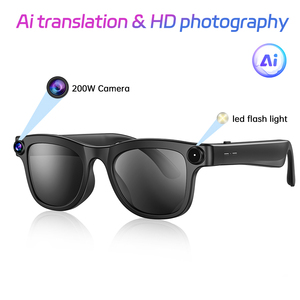 Lunettes Intelligentes IA JM93 avec Caméra Photo/Vidéo, Appel Bluetooth, Traduction Wi-Fi, Commande Vocale, <span class=keywords><strong>Enregistrement</strong></span> <span class=keywords><strong>Audio</strong></span> et Fonction Lunettes de Soleil - Product Image 2