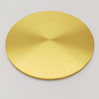 99.99% D'or de pureté de L'ua Cible pour revêtement De Pulvérisation De Magnétron